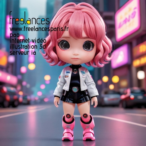 Pao mise en page internet vidéo illustration 3d serveur IA générative AI freelance paris studio de création magazines QTSW4IK0